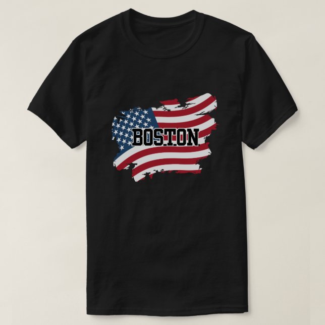 T-shirt Boston USA (Design devant)