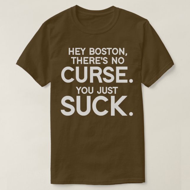 T-shirt Boston You Suck (Design devant)
