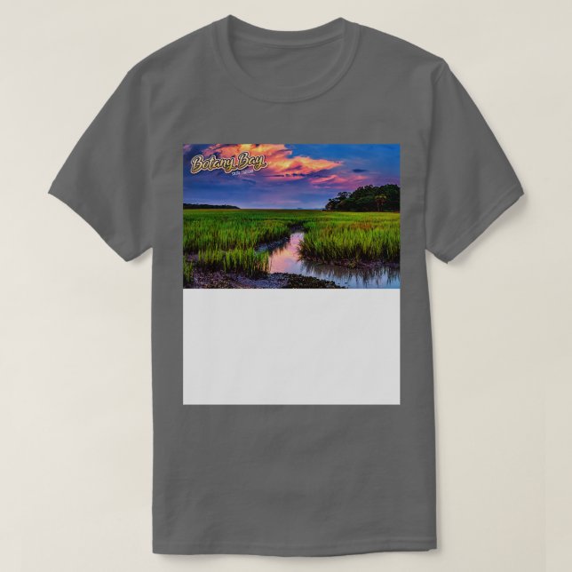 T-shirt Botanique Bay Caroline du Sud (Design devant)