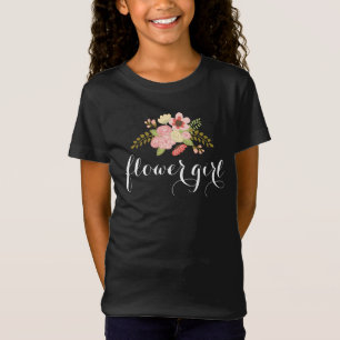 T-shirt botanique de demoiselle de honneur