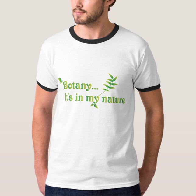 T-shirt Botanique Nature Feuille verte Botaniste Amour (Devant)