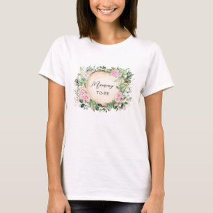 T-shirt Botanique Rose Roses Maman Pour Être Baby shower