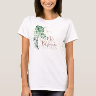 T-shirt Botanique tropicale Mele Kalikimaka