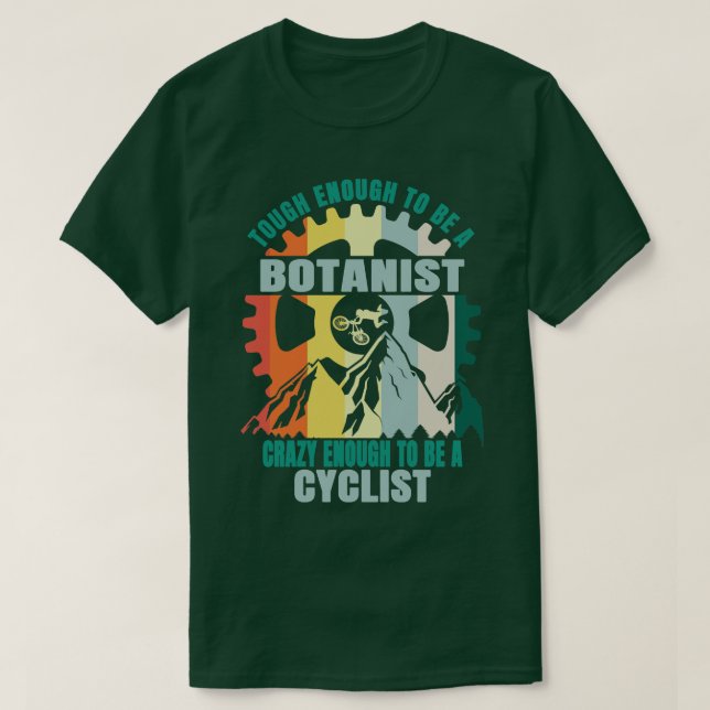 T-shirt Botaniste Biker Design (Design devant)