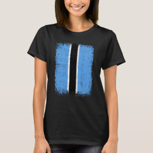 T-shirt Botswana Drapeau Botswana Love Botswana