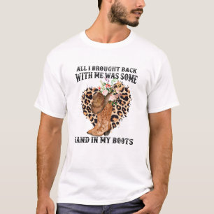 T-shirt Botte de Léopard Sud-Ouest Casquette Sable