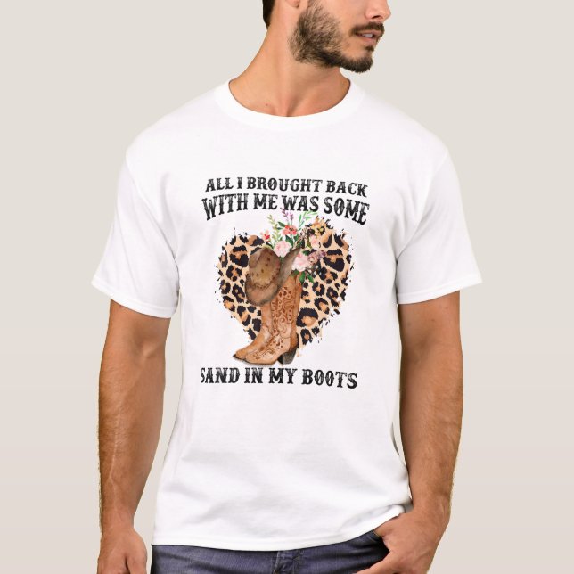 T-shirt Botte de Léopard Sud-Ouest Casquette Sable (Devant)