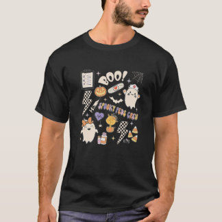 T-shirt Botte Equipe Éffrayante PEDS Halloween Doddles Gho