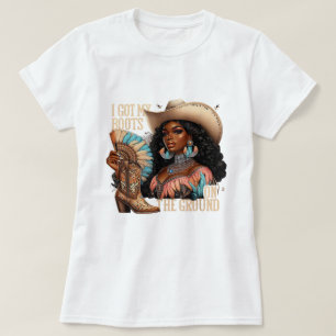 T-shirt Bottes au sol