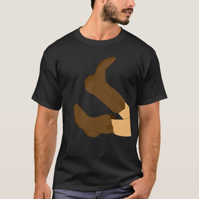 T-shirt Bottes Cowboy (Devant)