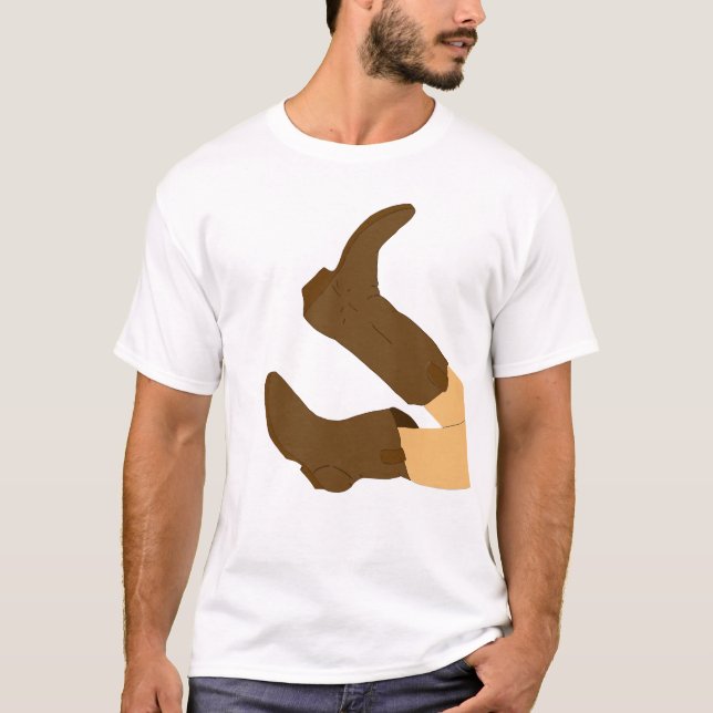 T-shirt Bottes Cowboy (Devant)
