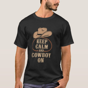 T-shirt Bottes de cowboy Ranch Mode de vie cowboy Thème we