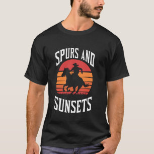 T-shirt Bottes de cowboy Ranch Mode de vie cowboy Thème we