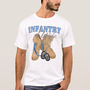 T-shirt Bottes de désert d'épouse d'infanterie