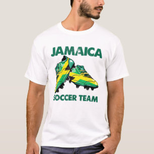 T-shirt Bottes de soccer Jamaïque Soccer Team Supporter Ja