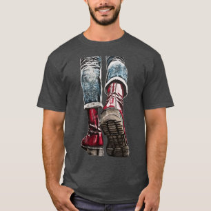 T-shirt Bottes en tête de peau 1