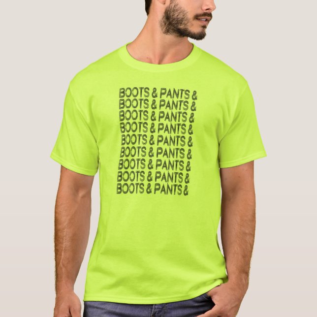 T-shirt Bottes et pantalon (Devant)