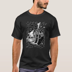 T-shirt Bottes Frog Witchy Black Magic Occult Et Witchcraf