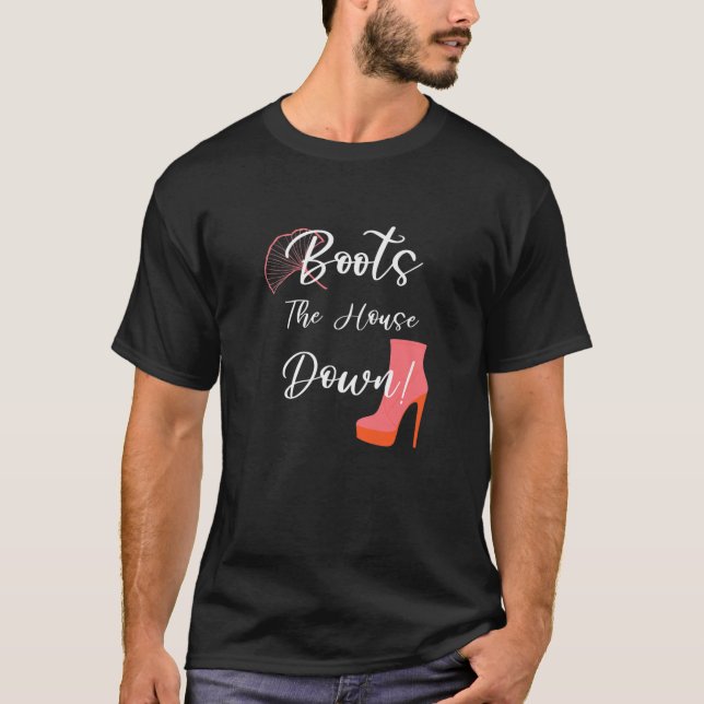 T-shirt Bottes La Maison En Bas Drôle Drôle Citation Queen (Devant)