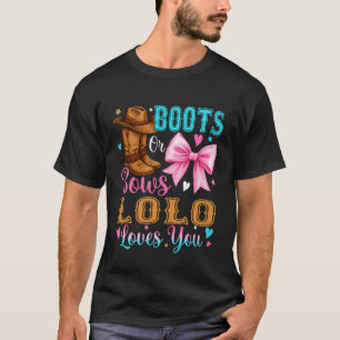 T-shirt Bottes ou Arc Lolo Vous Aime Révélation Du Sexe De