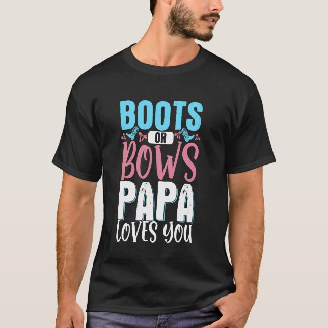 T-shirt Bottes ou arcs Papa t'aime 1 (Devant)