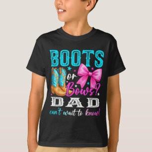 T-shirt Bottes ou arcs Papa t'aime révélation de genre de 