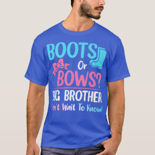 T-shirt Bottes ou vaches Big Brother Genre Révéler Baby Sh