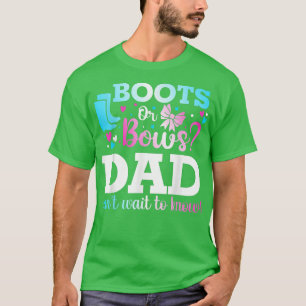T-shirt Bottes ou vaches Papa Genre Reveillez Baby shower