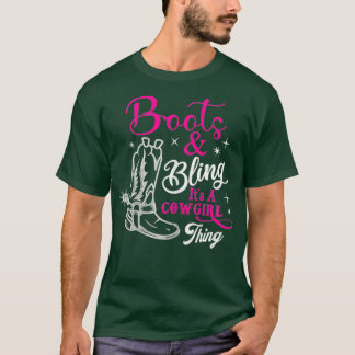 T-shirt Bottes pour femmes, ça brille c'est une chose de c