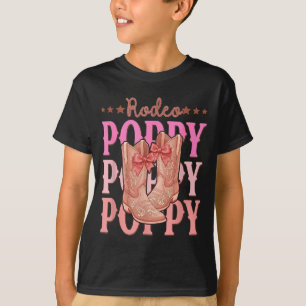 T-shirt Bottes rose poppy rodeo coquette cowgirl anniversa