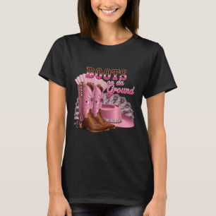T-shirt Bottes Sur Le Terrain, Boot Cowboy Western Country