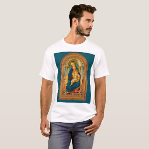 T-shirt Botticelli (1445-1510) Madonna & Child Enthroned