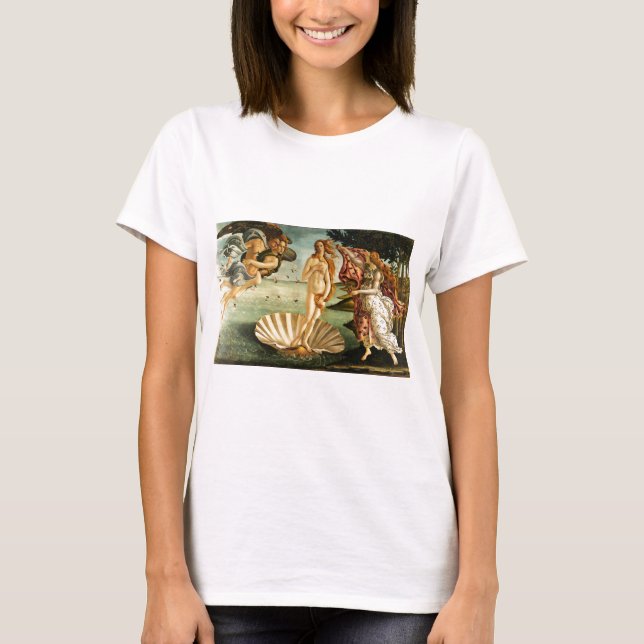 T-shirt Botticelli Naissance De La Peinture D'Art Renaissa (Devant)