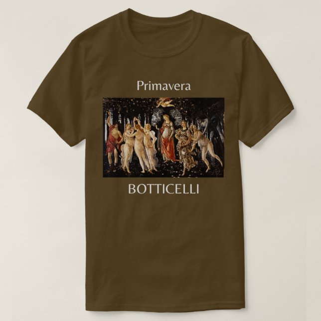 T-shirt Botticelli Primavera Italian Painting Art (Design devant)