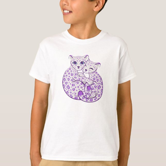 T-shirt Boubs Léopard De Neige Cuddart (Devant)