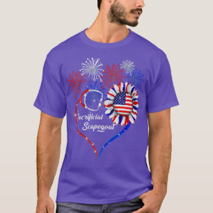 T-shirt Bouc émissaire patriotique Sacrificiel 4 juillet A