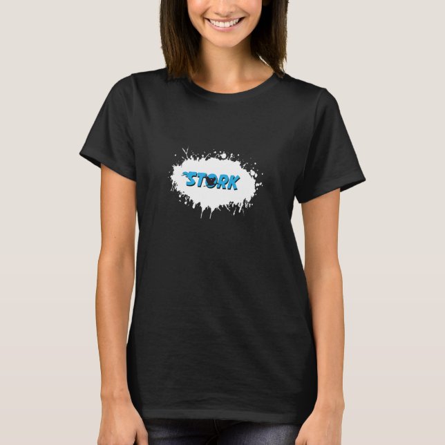 T-shirt Bouche Animal amusant Splash (Devant)