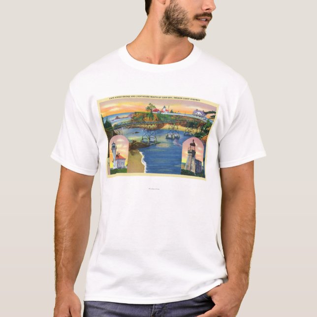 T-shirt Bouche de pont et de phare d'Arago de cap (Devant)
