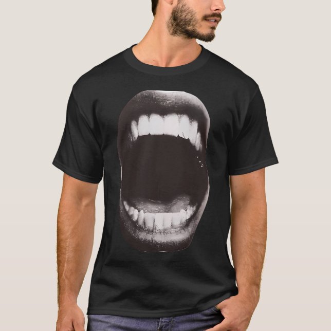 T-shirt bouche ouverte (Devant)