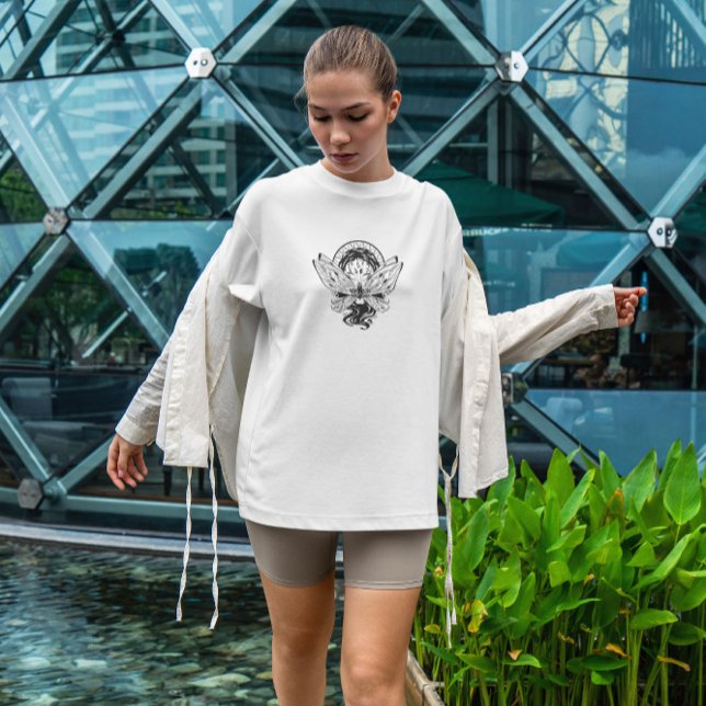 T-shirt Bouche papillon Art nouveau foncé (Créateur téléchargé)