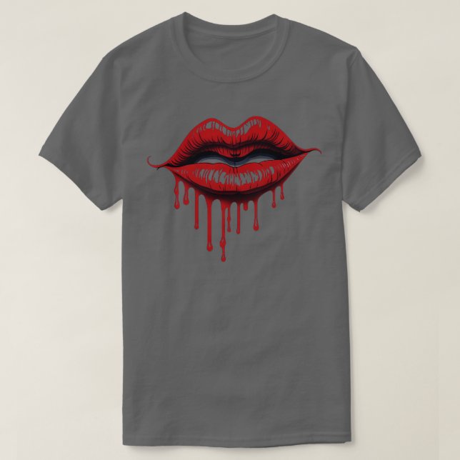 T-shirt bouche rouge (Design devant)
