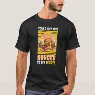 T-shirt Bouchées de viande délicieuse Burger fromage délic