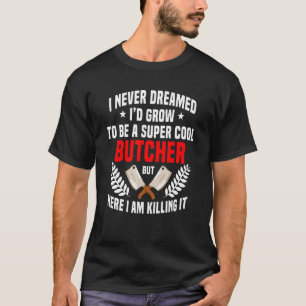 T-shirt Boucher Cool Flesher Chuchoteur de Viande Magasin