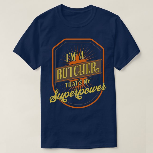 T-shirt Boucher drôle (Design devant)