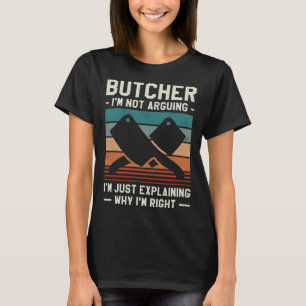 T-shirt Boucher je ne discute pas j explique simplement po
