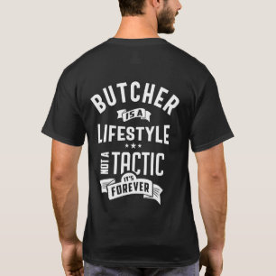T-shirt Boucher Titre de l'emploi Cadeau pour hommes femme