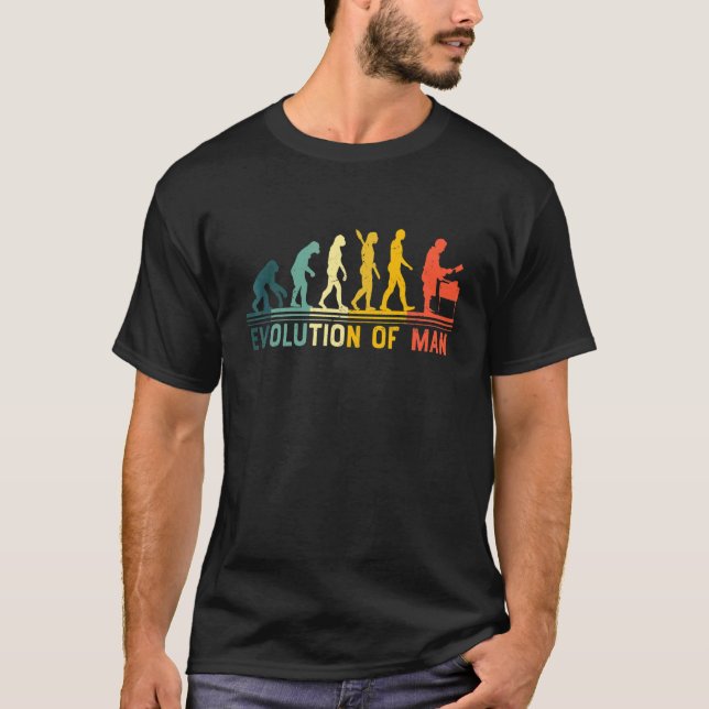 T-shirt Boucher Vintage  Homme Evolution (Devant)