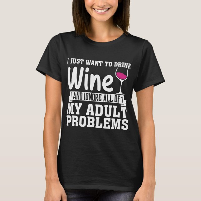 T-shirt Bouchon à vin (Devant)