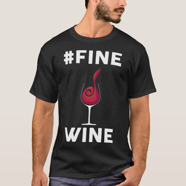 T-shirt Bouchon à vin fin (Devant)