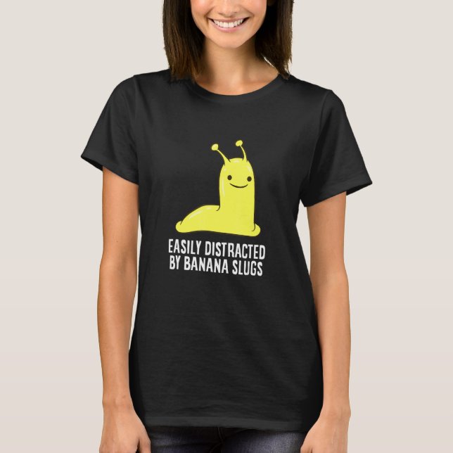 T-shirt Bouchon De Banane Facilement Distrait Par Bouchon  (Devant)